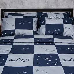 Комплект постільної білизни Moon&Star Микросатин Premium Zodiac Dream Сімейний 143х210х2 наволочки 2х40х60 - мініатюра 2