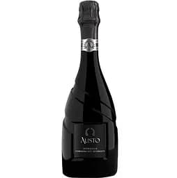 Вино ігристе Austo Novebolle Romagna Dog Brut, біле, сухе, 12%, 0,75 л