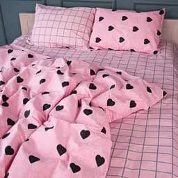 Комплект постельного белья Mirson Hearts & Grid бязь 220х240 см (2200011633022)