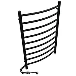 Рушникосушка електрична Heizung EG 11/55 1160x550 мм ліва з терморегулятором Чорний 30412