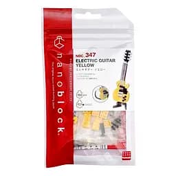 Конструктор Nаnoblock Жовта електрогітара 160 елементів (124126)