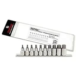 Комплект головок-біт шестигранників дюймових 12 од. Toptul hoz0007968