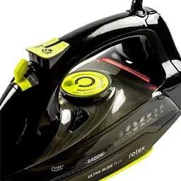 Прасувальна праска Rotex RIC65-C Ultra Glide Plus Керамічне покриття 2400Вт Резервуар 380мл Чорний / Жовтий - мініатюра 5
