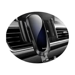 Універсальний автотримач Baseus Future Gravity Car Mount Black (SUYL-WL01) - мініатюра 6