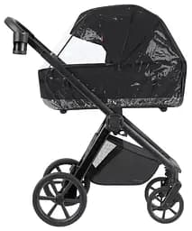 Коляска 2 в 1 Carrello Omega CRL-6540 Cosmo Black дощовик москітна сітка LED-ліхтарик - мініатюра 4