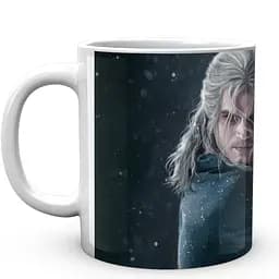 Кружка GeekLand The Witcher Ведьмак Геральт TW 002.020 330 мл белая