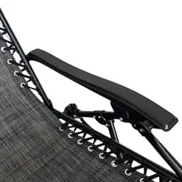 Розкладне крісло шезлонг Leobro Zero Gravity Dark Grey (LB-ZGC-A1-DGR) - мініатюра 4