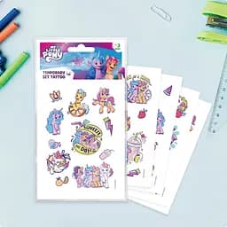 Набір дитячих тимчасових татуювань My Little Pony DoDo Toys 200438, 4 аркуші - мініатюра 2