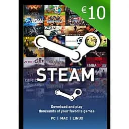 Код активации Steam Gift Card (Стим) на 10 euro EU-регион