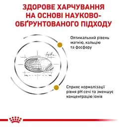 Сухий дієтичний корм для дорослих котів Royal Canin Urinary S/O при захворюваннях сечовидільної системи, 9 кг (3901009) - мініатюра 6
