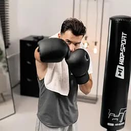 Боксерські рукавиці Hop-Sport HS-BG12 12oz чорні - мініатюра 8