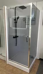 Душова кабіна Dusel A-515 120x80x190 тоноване, Хром, Універсальна, тонований, хром, 120x80 - мініатюра 3