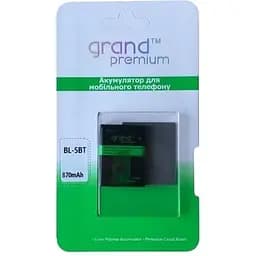 Акумулятор Grand Nokia BL-5BT 870 мАг