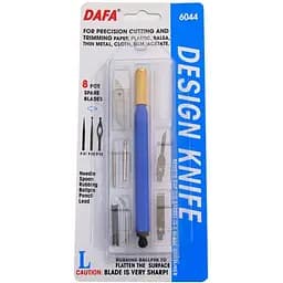 Набор для моделирования Dafa 6044 нож макетный/8 сменных лезвий + 7 насадок