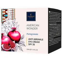 Антивіковий крем для шкіри навколо очей з гранатом SPF35 Famirel American Wonder 30мл