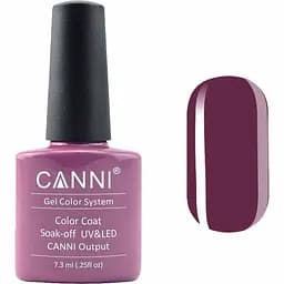 Гель-лак Canni Color Coat Soak-off UV&LED 87 насичений рожево-коричневий 7.3 мл