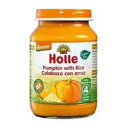 Пюре Holle Тыква с рисом, органическое, 190 г (32841)