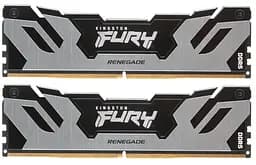 Модуль пам'яті Kingston Fury DDR5 96GB (2x48) 6400MHz Renegade Silver XMP (KF564C32RSK2-96)