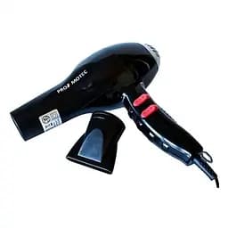 Фен для волосся Promotec PM-2307 професійний з насадкою 3000 Вт чорний (lp-89611) - мініатюра 4