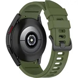 Ремінець для Samsung Galaxy Watch 5 Pro 45mm - зелений ширина кріплення 20мм силікон Watchbands RiccoOne (W25-0WB69551119)