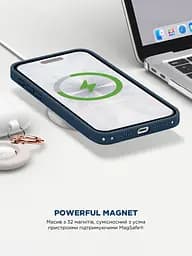 Силиконовый чехол с MagSafe для Apple iPhone 17, ICON2 MagCase, серый, противоударный, панель с мягкой подкладкой, защита всего корпуса, поддержка беспроводной зарядки, совместим с защитными стеклами и пленками, ArmorStandart (ARM88989) - мініатюра 8