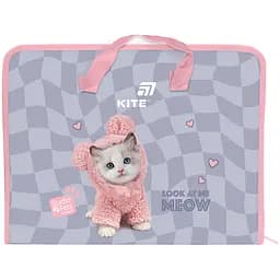 Папка-портфель Kite Studio Pets A4 на молнии (SP26-202)