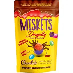 Драже желейне Miskets в молочному шоколаді та цукровій глазурі 120 г