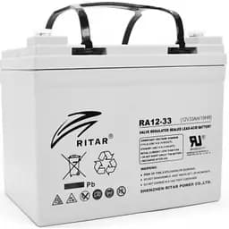 Аккумулятор Ritar AGM RA12-33, Gray Case, 12V 33Ah