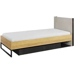 Ліжко дитяче Lenart Тін Флекс 90х200 см сіре