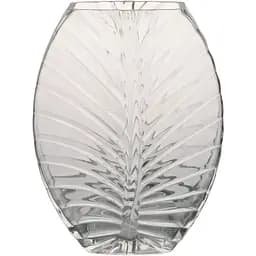 Ваза для квітів Viva Leaf скляна 25 см прозора (A060206)