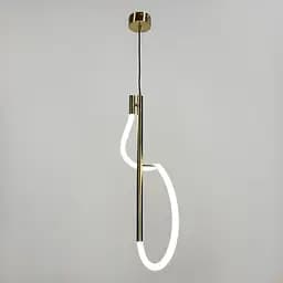 Латунний підвіс із неоном 60 см 25 Вт | Арт. CU 22N/600 AB | Line F