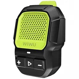 Колонка Bluetooth Wiwu SPK-001 Buddy Fun with Magnetic Clip Green