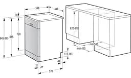 Посудомийна машина Gorenje GS541D10X - мініатюра 5