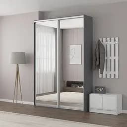 Шафа-купе Idea серія 1 160 x 60 x 240 см Антрацит Дзеркало