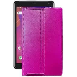 Чехол StatusCASE из экокожи для планшета Prestigio Q Pro Розовый