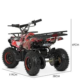Дитячий електроквадроцикл Bambi Racer HB-EATV800AS-3(MP3) до 65 кг - мініатюра 4