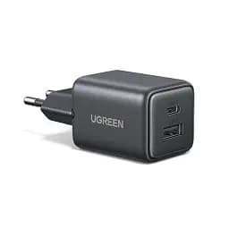 Зарядное устройство для UGREEN X514 GaN 2в1 16/15/14 Samsung Galaxy/Xiaomi Tablet/iPad 20 Вт Black (55534)