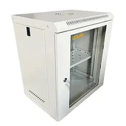 Шафа настінна GEAR 12U 19 600x600x600 мм, + Полиця 19, grey (GWMSN-12U-600-600G) - мініатюра 2