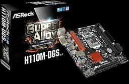 Материнская плата ASRock H110M-DGS LGA 1151v1 (H110M-DGS) Б/У