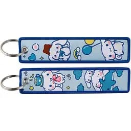 Брелок тканинний Хеллоу Кітті Синаморол Hello Kitty Cinnamoroll 10 см