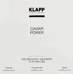 Набір Klapp Caviar Power Treatment (peel/6g + f/conc/3,5ml + f/mask/10ml)