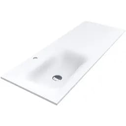 Умивальник Miraggio Jessel 1200 L mirasoft 0001588, Білий матовий