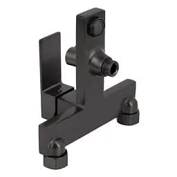 Змішувач для ванни Qtap Gemini (з душовим гарнітуром) QTGEM259GMB45684 Gunmetal Black PVD - мініатюра 6
