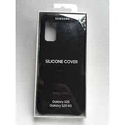 Оригінальний силіконовий чохол Samsung Silicone Cover Galaxy S20 (6.2") Black (EF-PG980TBEGRU) - мініатюра 2