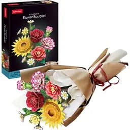 Тривимірна головоломка-конструктор CubicFun Букет квітів Весняний 285 елементів (P867h)
