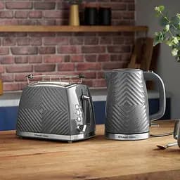 Russell Hobbs Електрочайник 26382-70 Groove, сірий - мініатюра 2