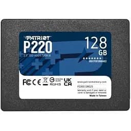 Твердотельный накопитель SSD Patriot 128Gb, ​​P220, SATA3, 2.5", 3D TLC, 550/480 МБ/с teh0019804