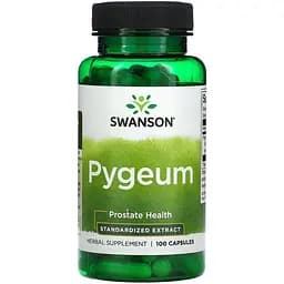 Харчова добавка для здоров'я простати Swanson Pygeum 500 мг 100 капсул