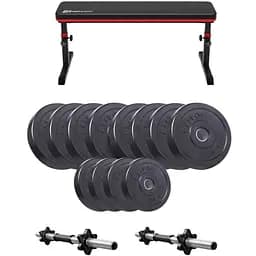 Набор Elitum Titan гантели 2х26кг со скамьей HS-1025 Pro