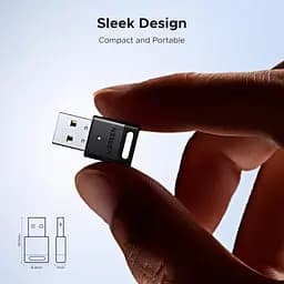 Bluetooth-адаптер Ugreen USB Bluetooth 5.4 CM748 Black (45134) - мініатюра 5